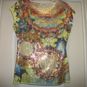 BOHO BLING MULTI TOP LG